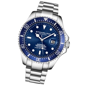 Silver and Blue Depthmaster Automatic 42mm