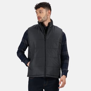 Regatta Opvallende Heren Toegang Geïsoleerde Bodywarmer (Afdichting Grijs/Zwart)