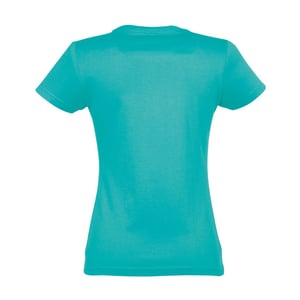 SOLS Womens/Ladies Imperial Heavy Short Sleeve T-Shirt (Caribbean Blue)