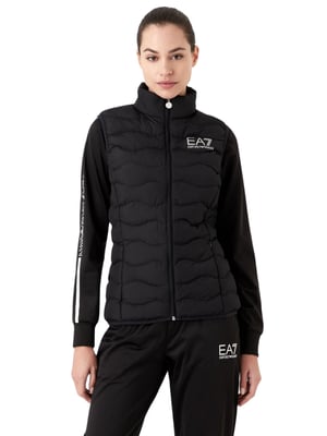 Ea7 damesgilet in zwart