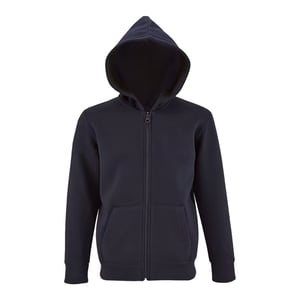 SOLS Hoodie met volledige rits voor kinderen/Kinderen Stone (Franse marine)