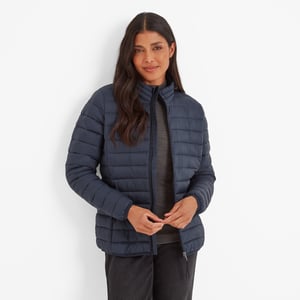 Gibson Womens Insulated Padded Jacket Dark Indigo