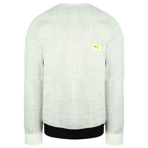 Puma x Michael Lau Long Sleeve Crew Neck White Mens AOP Sweatshirt 530359 52