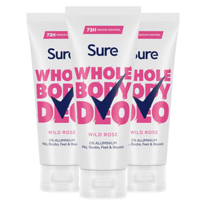 Sure Fresh Citrus Whole Body Deodorant Stick Aluminium Free 50ml, 3 Pack