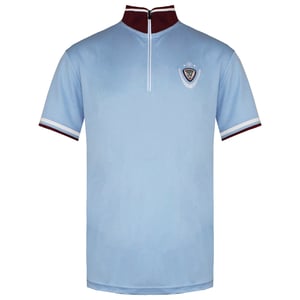 Rossignol Korte Mouw 3/4 Zip Up Lichtblauw Heren Virage Poloshirt RLDMY10 794
