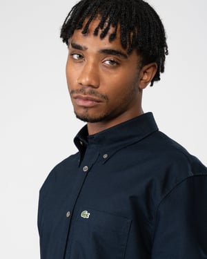 Lacoste Mens Casual Long Sleeve Woven Shirt