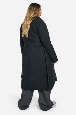 Maternity Belted Duvet Puffer Coat