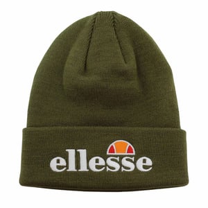 Ellesse Logo Velly Knit Mens Khaki Beanie