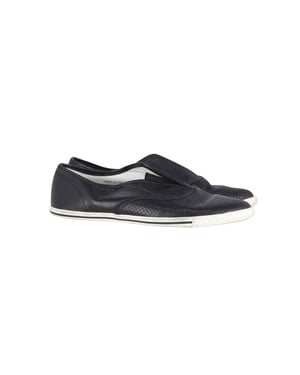 Marc by Marc Jacobs Slip On Sneakers i Svart Läder