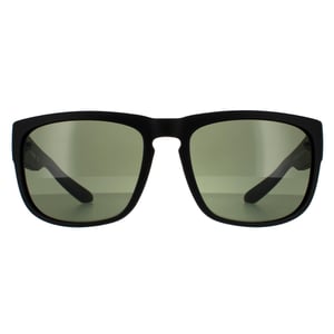 Dragon Square Mens Matte Black G15 Green Sunglasses