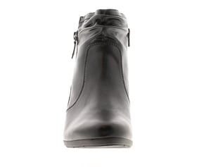 Jana Jayla Womens Zip Fasten Synthetic Upper Ankle Boot Black