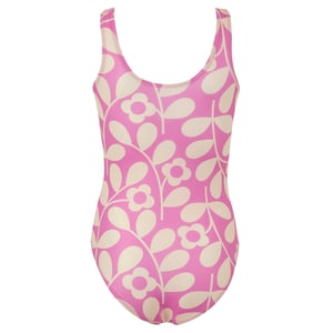 Regatta Meisjes Orla Kiely Jasmine Bloem Eèndelig Zwempak (Lila/Crème)