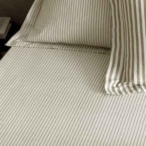 Yard Hebden 100% Cotton Narrow Stripe Fitetd Sheet