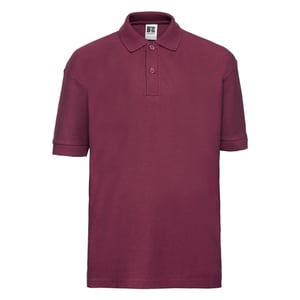 Russell Poloshirt van katoen voor kinderen (Bourgondië)