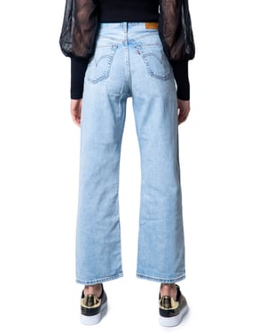GBLevi's ribcage high waist straight fit jeans middle road