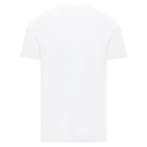 Wit T-shirt met denimlogo van Diesel Industry