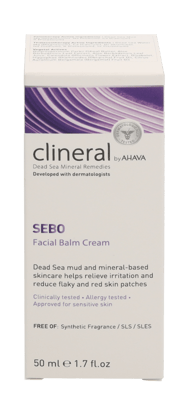 Ahava Clineral SEBO Facial Balm Cream50 ml.