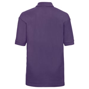Russell Poloshirt van katoen voor kinderen (Paars)