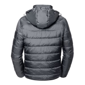Russell Heren Nano Gewatteerd jack met capuchon (Strijkijzer)