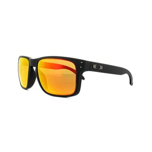 Oakley Zonnebril Holbrook OO9102-E2 Mat Zwart Prizm Ruby