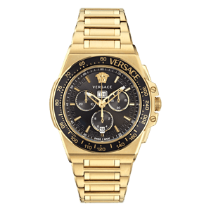 Versace Greca Extreme Chrono Heren Gouden Horloge VE7H00623
