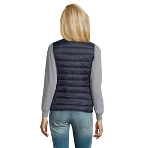 SOLS Dames/Dames Wave Lichtgewicht Bodywarmer (Marine)