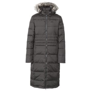 Trespass - Dames Phyllis Dons Parka-Jas (Zwart)