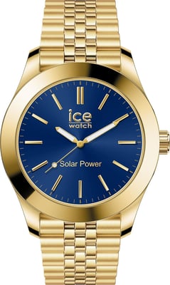 Ice Watch Ice Steel - Gold Blue Heren Horloge Goudkleurig 023798