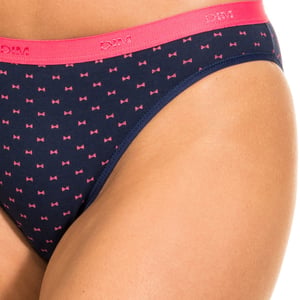 Pack-3 Panties Slips Coton Strech D4C17 woman