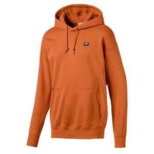 Puma Street Style Long Sleeve Pullover Orange Mens Hoodie 596002 17