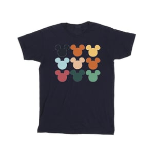 Li-cense Disney heren mickey mouse hoofden vierkant t-shirt