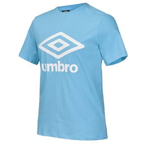 Umbro T-shirt med stor logotyp för herrar, himmelsblå