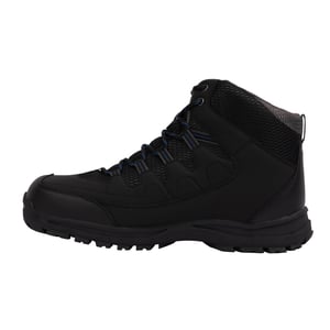 Trespass Mens Finley Waterproof Walking Boots (Black/Blue)
