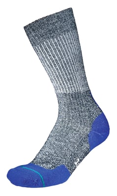 1000 Mile - Mens Fusion Repreve Double Layer Durable Walking Socks - Navy / Royal Blue