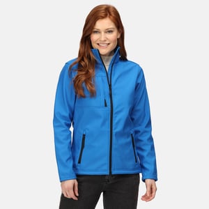 Regatta - Dames Professional Octagon II Waterdichte Softshell Jas (Blauw/Zwart)