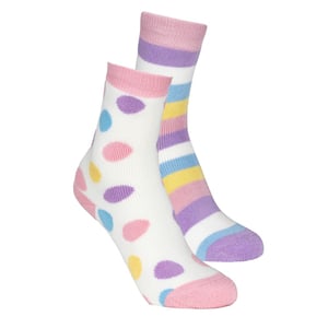Trespass Frolic Sloffen voor Kinderen/Kinderen (Set van 4) (Roze)