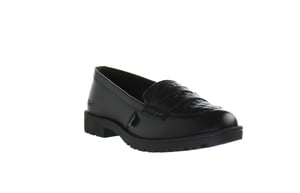 Kickers Lachly Quilt Loafer Damesschoenen Zwart
