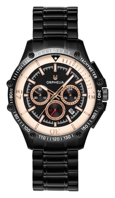 Orphelia Frenetic herenhorloge Zwart OR82812
