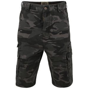 Kam Mens Camo Cargo Shorts