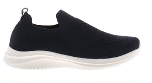 Focus Womens Knitted Trainers Annika Slip On navy