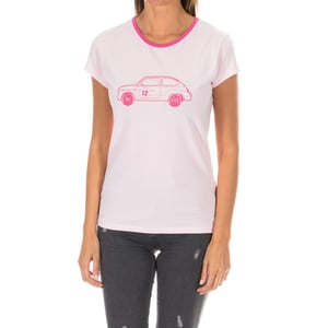Kortärmad T-shirt med rund hals för kvinnor ADM0028