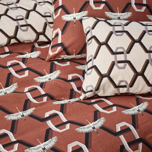 furn. Avalon Geometric Duvet Cover Set