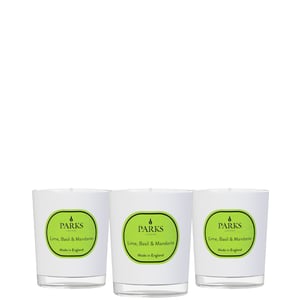 LIME, BASILIKA & MANDARIN 3 LJUS SET