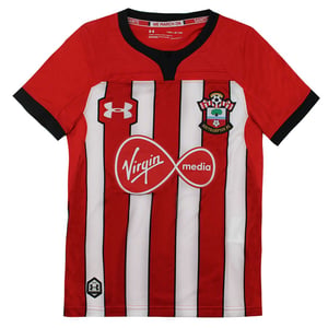 Under Armour Southampton FC Short Sleeve Kids White Red Football Top 1315409 602