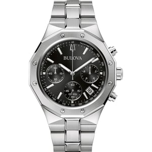 Bulova Precisionist Men's Silver Watch 96B410