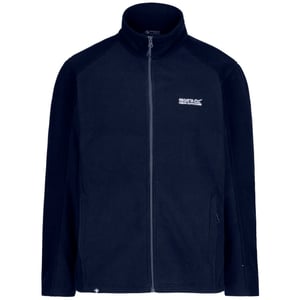 Regatta Great Outdoors Mens Hedman II Two Tone Full Zip Fleece Jacket (Navy/Navy)