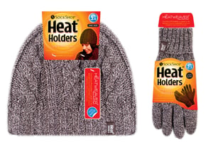 Heat Holders - Damesmuts en handschoenenset voor de winter - Fawn