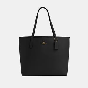 City Tote in Double Face Leather Bag