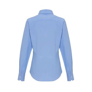 Premier Dames/Dames Gestreept Oxford Formeel Overhemd Met Lange Mouwen (Oxford Blauw)