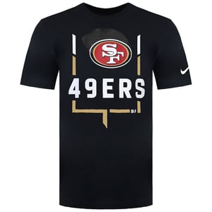 Nike San Francisco 49ers Legend Goal Post T-shirt för herrar, svart